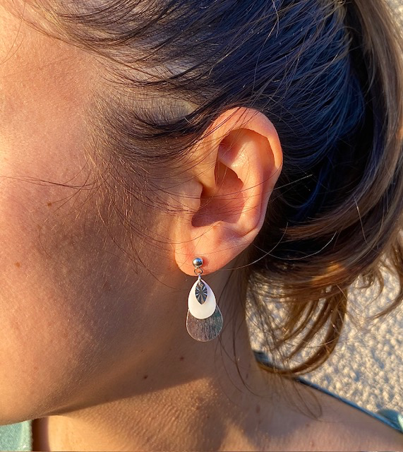 Boucle d’oreille Danse des gouttes