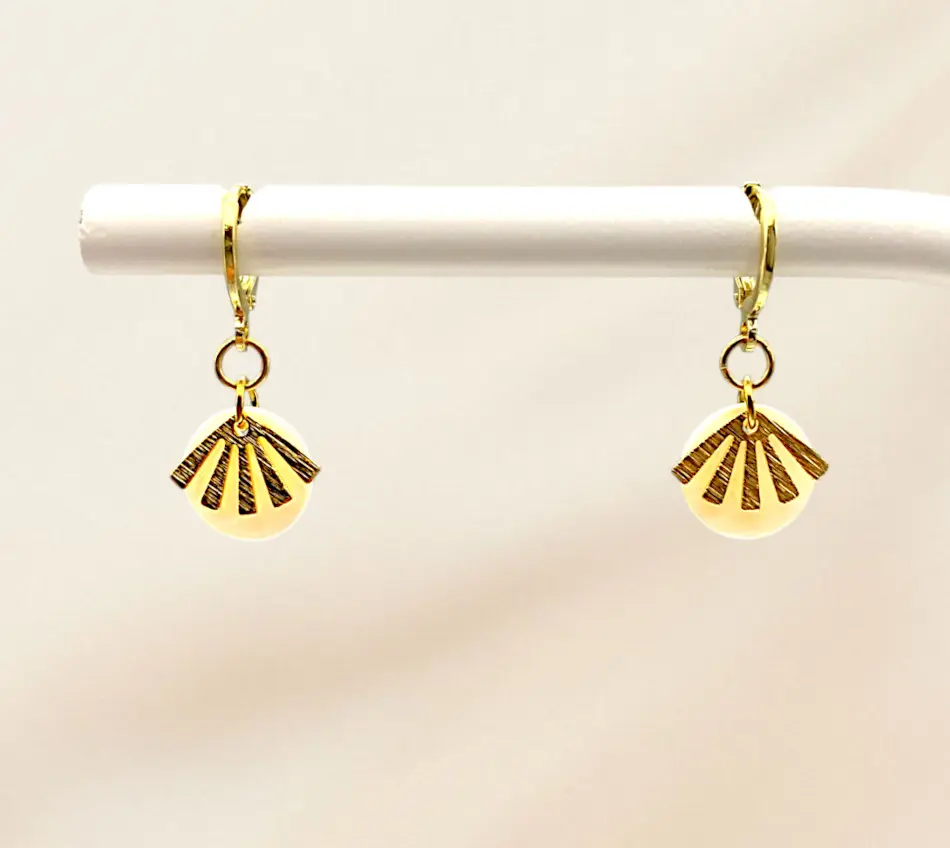 Boucle d'oreille "Aube"