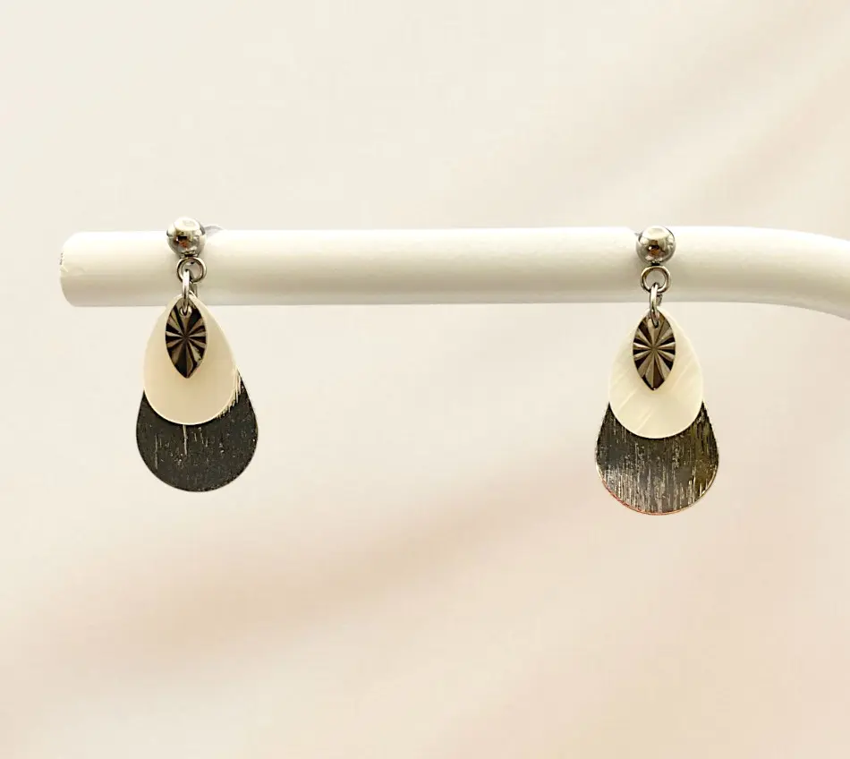 Boucle d'oreille "Danse des gouttes"